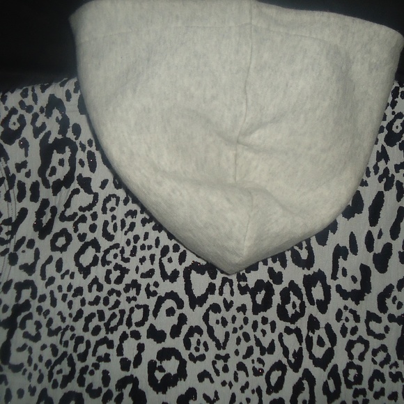 NEW JUICY ANIMAL LEOPARD GRAY BLACK WARM JACKET 14